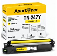 Compatible Brother TN247 / TN243 Amarillo Cartucho de Toner TN247Y / TN243Y para DCP-L3510CDW, DCP-L3550CDW, HL-L3210CW, HL-L3230CDW, HL-L3270CDW, HL-L3280CDW, MFC-L3710CW, MFC-L3730CDN, MFC-L3750CDW, MFC-L3770CDW