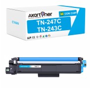 Compatible Brother TN247 / TN243 Cyan Cartucho de Toner TN247C / TN243C para DCP-L3510CDW, DCP-L3550CDW, HL-L3210CW, HL-L3230CDW, HL-L3270CDW, HL-L3280CDW, MFC-L3710CW, MFC-L3730CDN, MFC-L3750CDW, MFC-L3770CDW