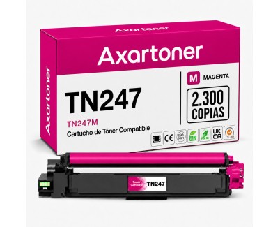 Compatible Brother TN247 / TN243 Magenta Cartucho de Toner TN247M / TN243M para DCP-L3510CDW, DCP-L3550CDW, HL-L3210CW, HL-L3230CDW, HL-L3270CDW, HL-L3280CDW, MFC-L3710CW, MFC-L3730CDN, MFC-L3750CDW, MFC-L3770CDW