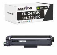 Compatible Brother TN247 / TN243 Negro Cartucho de Toner TN247BK / TN243BK para DCP-L3510CDW, DCP-L3550CDW, HL-L3210CW, HL-L3230CDW, HL-L3270CDW, HL-L3280CDW, MFC-L3710CW, MFC-L3730CDN, MFC-L3750CDW, MFC-L3770CDW