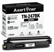 Compatible Brother TN247 / TN243 Negro Cartucho de Toner TN247BK / TN243BK para DCP-L3510CDW, DCP-L3550CDW, HL-L3210CW, HL-L3230CDW, HL-L3270CDW, HL-L3280CDW, MFC-L3710CW, MFC-L3730CDN, MFC-L3750CDW, MFC-L3770CDW
