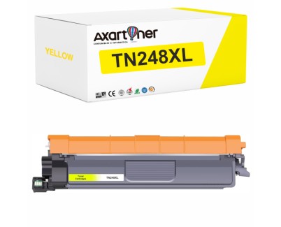 Compatible Brother TN248 / TN248XL Amarillo Cartucho de Toner TN248XLY para Brother DCP L3520, L3560 - HL L3220, L3240, L8230, L8240 - MFC L3740, L3760, L8340, L8390