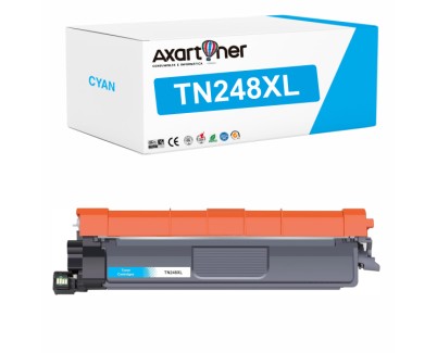 Compatible Brother TN248 / TN248XL Cyan Cartucho de Toner TN248XLC para Brother DCP L3520, L3560 - HL L3220, L3240, L8230, L8240 - MFC L3740, L3760, L8340, L8390