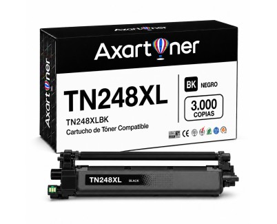 Compatible Brother TN248XL / TN-248XLBK Negro Cartucho de Toner para Brother DCP-L: 3515CDW 3520CDW 3520CDWE 3555CDW 3560CDW / HL-L: 3215CW 3220CW 3220CWE 3240CDW 8230CDW 8240CDW / MFC-L: 3740CDW 3740CDWE 3760CDW 8340CDW 8390CDW