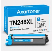 Compatible Brother TN248XL / TN-248XLC Cyan Cartucho de Toner para Brother DCP-L: 3515CDW 3520CDW 3520CDWE 3555CDW 3560CDW / HL-L: 3215CW 3220CW 3220CWE 3240CDW 8230CDW 8240CDW / MFC-L: 3740CDW 3740CDWE 3760CDW 8340CDW 8390CDW
