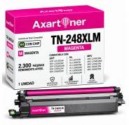 Compatible Brother TN248XL / TN-248XLM Magenta Cartucho de Toner para Brother DCP-L: 3515CDW 3520CDW 3520CDWE 3555CDW 3560CDW / HL-L: 3215CW 3220CW 3220CWE 3240CDW 8230CDW 8240CDW / MFC-L: 3740CDW 3740CDWE 3760CDW 8340CDW 8390CDW