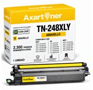 Compatible Brother TN248XL / TN-248XLY Amarillo Cartucho de Toner para Brother DCP-L: 3515CDW 3520CDW 3520CDWE 3555CDW 3560CDW / HL-L: 3215CW 3220CW 3220CWE 3240CDW 8230CDW 8240CDW / MFC-L: 3740CDW 3740CDWE 3760CDW 8340CDW 8390CDW