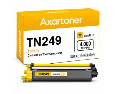 Compatible Brother TN249 Amarillo Cartucho de Toner TN249Y para Brother HL-L8230CDW / HL-L8240CDW / MFC-L8340CDW / MFC-L8390CDW