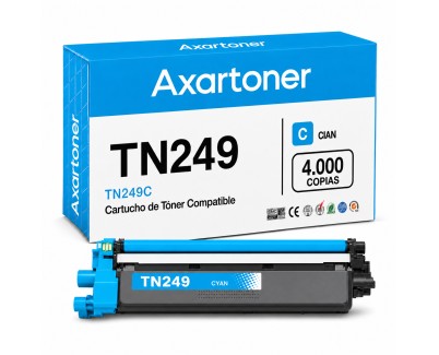 Compatible Brother TN249 Cyan Cartucho de Toner TN249C para Brother HL-L8230CDW / HL-L8240CDW / MFC-L8340CDW / MFC-L8390CDW