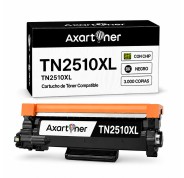 Compatible Brother TN2510XL Negro Cartucho de Toner para Brother DCP-L2620 / DCP-L2627 / DCP-L2660 / DCP-L2665 / HL-L2400 / HL-L2445 / HL-L2447 / MFC-L2800 / MFC-L2827 / MFC-L2835 / MFC-L2860 / MFC-L2960 / MFC-L2980