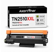Compatible Brother TN2510XXL Negro Cartucho de Toner para Brother DCP-L2620 / DCP-L2627 / DCP-L2660 / DCP-L2665 / HL-L2400 / HL-L2445 / HL-L2447 / MFC-L2800 / MFC-L2827 / MFC-L2835 / MFC-L2860 / MFC-L2960 / MFC-L2980