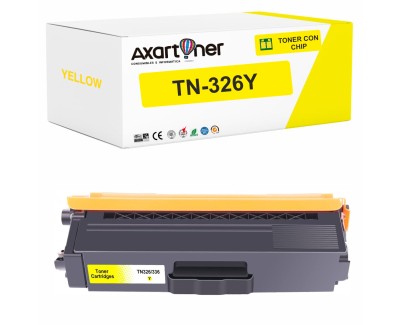 Compatible Brother TN326 Amarillo Cartucho de Toner TN-326Y para Brother DCP-L8400CDN DCP-L8450CDW HL-L8250CDN HL-L8350CDW HL-L8350CDWT MFC-L8600CDW MFC-L8650CDW MFC-L8850CDW