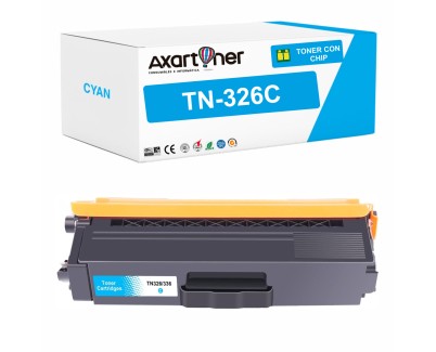 Compatible Brother TN326 Cyan Cartucho de Toner TN-326C para Brother DCP-L8400CDN DCP-L8450CDW HL-L8250CDN HL-L8350CDW HL-L8350CDWT MFC-L8600CDW MFC-L8650CDW MFC-L8850CDW