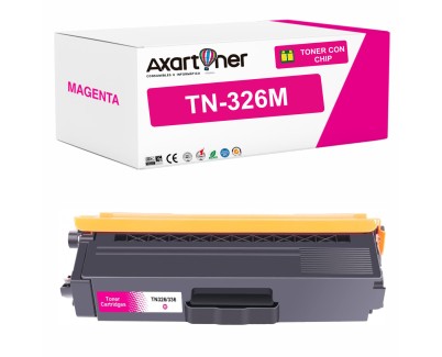Compatible Brother TN326 Magenta Cartucho de Toner TN-326M para Brother DCP-L8400CDN DCP-L8450CDW HL-L8250CDN HL-L8350CDW HL-L8350CDWT MFC-L8600CDW MFC-L8650CDW MFC-L8850CDW