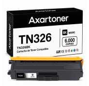 Compatible Brother TN326 Negro Cartucho de Toner TN-326BK para Brother DCP-L8400CDN DCP-L8450CDW HL-L8250CDN HL-L8350CDW HL-L8350CDWT MFC-L8600CDW MFC-L8650CDW MFC-L8850CDW