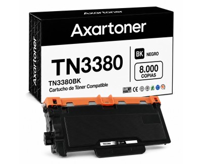 Compatible Brother TN3380 / TN3300 Negro Cartucho de Toner para Brother DCP-8110 8110DN 8250 / HL-5440D 5450DN 5470DW 6180 / MFC-8510DN 8520DN 8950