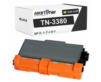 Compatible Brother TN3380 / TN3300 Negro Cartucho de Toner para Brother DCP-8110 8110DN 8250 / HL-5440D 5450DN 5470DW 6180 / MFC-8510DN 8520DN 8950
