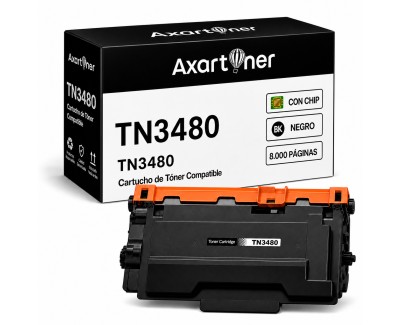 Compatible Brother TN3480 / TN3430 Negro Cartucho de Toner TN-3480 / TN-3430 para Brother DCP-L5500 DCP-L6600 HL-L5000 HL-L5100 HL-L5200 HL-L6250 HL-L6300 HL-L6400 MFC-L5700 MFC-L5750 MFC-L6800 MFC-L6900