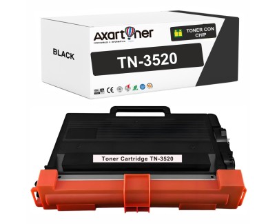 Compatible Brother TN3520 Negro Cartucho de Toner Brother HL-L6400, HL-L6400DW, HL-L6400DWT, HL-L6400DWTT, HL-L6450DW, MFC-L6900, MFC-L6900DW, MFC-L6900DWT