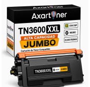 Compatible Brother TN3600XXL / TN-3600 XXL Negro Cartucho de Toner Alta Capacidad / Jumbo para Brother DCP-L5510 / HL-L5210 / HL-L6210 / HL-L6410 / MFC-L5710 / MFC-L6710 / MFC-L6910