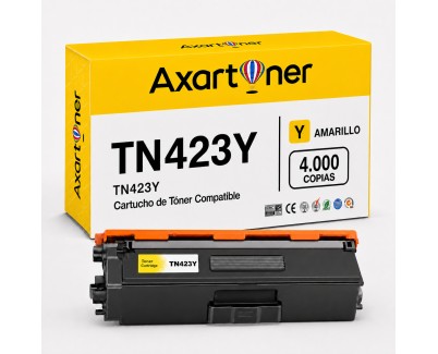 Compatible Brother TN423 / TN421 / TN426 Amarillo Cartucho de Toner TN421Y / TN423Y / TN426Y para Brother HL-L8260CDW HL-L8360CDW DCP-L8410CDN DCP-L8410CDW MFC-L8690CDW MFC-L8900CDW