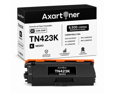 Compatible Brother TN423 / TN421 / TN426 Negro Cartucho de Toner TN421BK / TN423BK / TN426BK para Brother HL-L8260CDW HL-L8360CDW DCP-L8410CDN DCP-L8410CDW MFC-L8690CDW MFC-L8900CDW