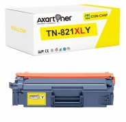 Compatible Brother TN821 XL Amarillo Cartucho de Toner TN821XLY para Brother HL-L9430CDN / HL-L9470CDN / MFC-L9630CDN / MFC-L9670CDN