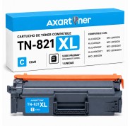 Compatible Brother TN-821XL Cyan Cartucho de Toner TN821XLC para Brother HL-L9430CDN / HL-L9470CDN / MFC-L9630CDN / MFC-L9670CDN