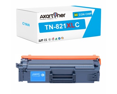 Compatible Brother TN821 XL Cyan Cartucho de Toner TN821XLC para Brother HL-L9430CDN / HL-L9470CDN / MFC-L9630CDN / MFC-L9670CDN