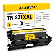 Compatible Brother TN-821XXL Amarillo Cartucho de Toner TN821XXLY para Brother HL-L9430CDN / HL-L9470CDN / MFC-L9630CDN / MFC-L9670CDN