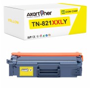 Compatible Brother TN821 XXL Amarillo Cartucho de Toner TN821XXLY para Brother HL-L9430CDN / HL-L9470CDN / MFC-L9630CDN / MFC-L9670CDN