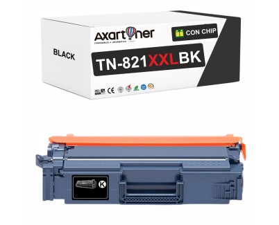 Compatible Brother TN821 XXL Negro Cartucho de Toner TN821XXLBK para Brother HL-L9430CDN / HL-L9470CDN / MFC-L9630CDN / MFC-L9670CDN