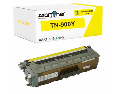Compatible Brother TN900 Amarillo Cartucho de Toner TN-900Y para HL-L9200CDWT, HL-L9300CDWTT, MFC-L9550CDW, MFC-L9550CDWT