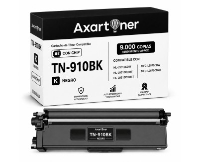 Compatible Brother TN910 Negro Cartucho de Toner TN-910BK para Brother HL-L9310 / MFC-L9570