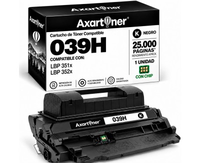 Compatible Canon 039H Negro Cartucho de Toner 0288C001 para Canon LBP-351dn LBP-351x LBP-352 LBP-352dn LBP-352x CRG039H