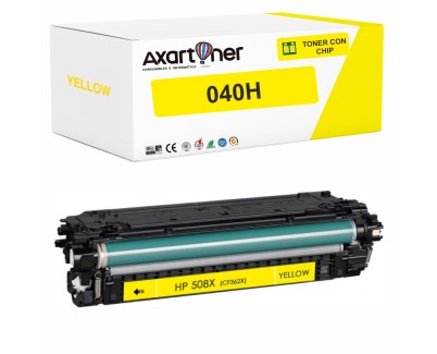 Compatible Canon 040H Amarillo Cartucho de Toner 0455C001 / 0454C001 para Canon i-SENSYS LBP710Cx, LBP712Cdn, LBP712Cx 4/5