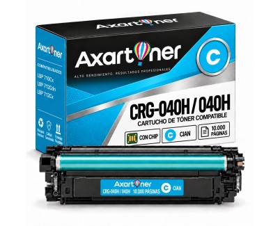 Compatible Canon 040H Cyan Cartucho de Toner 0459C001 / 0458C001 para Canon i-SENSYS LBP710Cx, LBP712Cdn, LBP712Cx 4/5