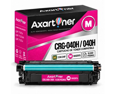 Compatible Canon 040H Magenta Cartucho de Toner 0457C001 / 0456C001 para Canon i-SENSYS LBP710Cx, LBP712Cdn, LBP712Cx 4/5