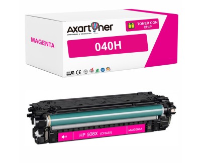 Compatible Canon 040H Magenta Cartucho de Toner 0457C001 / 0456C001 para Canon i-SENSYS LBP710Cx, LBP712Cdn, LBP712Cx 4/5