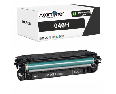 Compatible Canon 040H Negro Cartucho de Toner 0461C001 / 0460C001 para Canon i-SENSYS LBP710Cx, LBP712Cdn, LBP712Cx