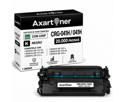 Compatible Canon 041H Negro Cartucho de toner 0453C002 CRG-041H para Canon i-SENSYS LBP312x MF522x MF525x