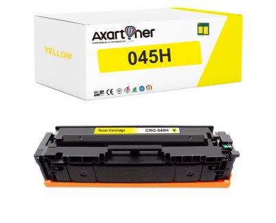 Compatible Canon 045H Amarillo Cartucho de Toner 1243C002 / 1239C002 para i-Sensys LBP611, LBP612, LBP613, MF631, MF632, MF633, MF634, MF635
