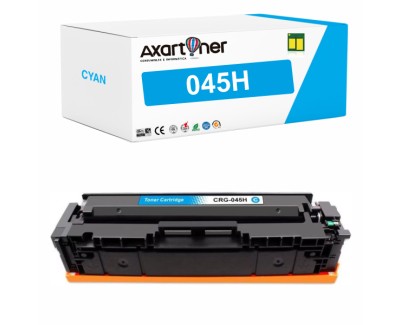 Compatible Canon 045H Cyan Cartucho de Toner 1245C002 / 1241C002 para i-Sensys LBP611, LBP612, LBP613, MF631, MF632, MF633, MF634, MF635
