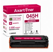 Compatible Canon 045H Magenta Cartucho de Toner 1244C002 / 1240C002 para i-Sensys LBP611, LBP612, LBP613, MF631, MF632, MF633, MF634, MF635
