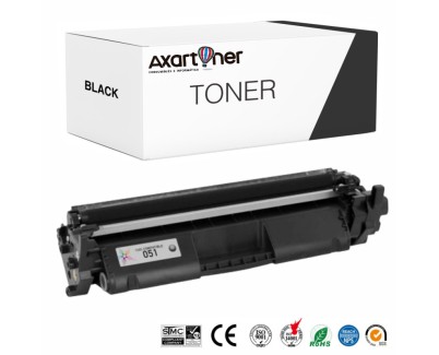 Compatible Canon 051 Negro Cartucho de Toner 2168C001 para Canon LBP160, LBP162, MF260, MF264, MF267, MF269