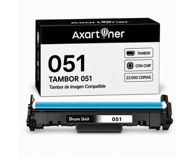 Compatible Canon 051 Negro Tambor de Imagen 2170C001 para Canon LBP160, LBP162, MF260, MF264, MF267, MF269
