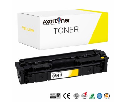 Compatible Canon 054H Amarillo Cartucho de Toner 3025C002 / 3021C002