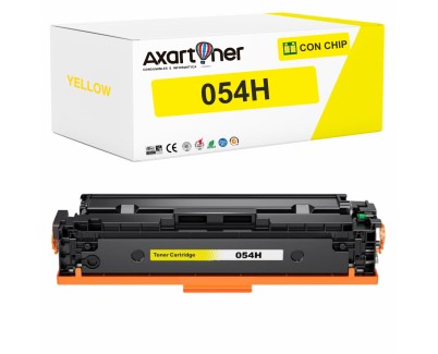Compatible Canon 054H Amarillo Cartucho de Toner 3025C002 / 3021C002 PARA para i-Sensys LBP621, LBP623, LBP640, MF641, MF642, MF643, MF644, MF645
