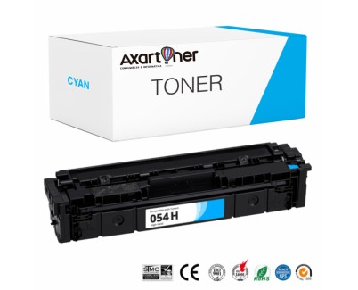 Compatible Canon 054H Cyan Cartucho de Toner 3027C002 / 3023C002 para i-Sensys LBP621, LBP623, LBP640, MF641, MF642, MF643, MF644, MF645