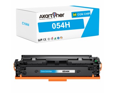 Compatible Canon 054H Cyan Cartucho de Toner 3027C002 / 3023C002 para i-Sensys LBP621, LBP623, LBP640, MF641, MF642, MF643, MF644, MF645